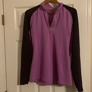 Nike Dri-fit purple long sleeve top
